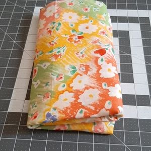 3.75 yards cotton fabric floral